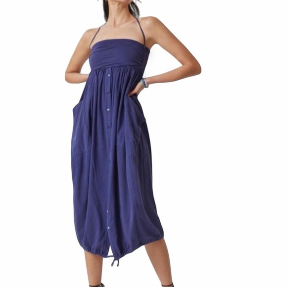 NWT -Daily Practice by Anthropologie Greenfield Parachute Dress | Size M - Picture 1 of 9